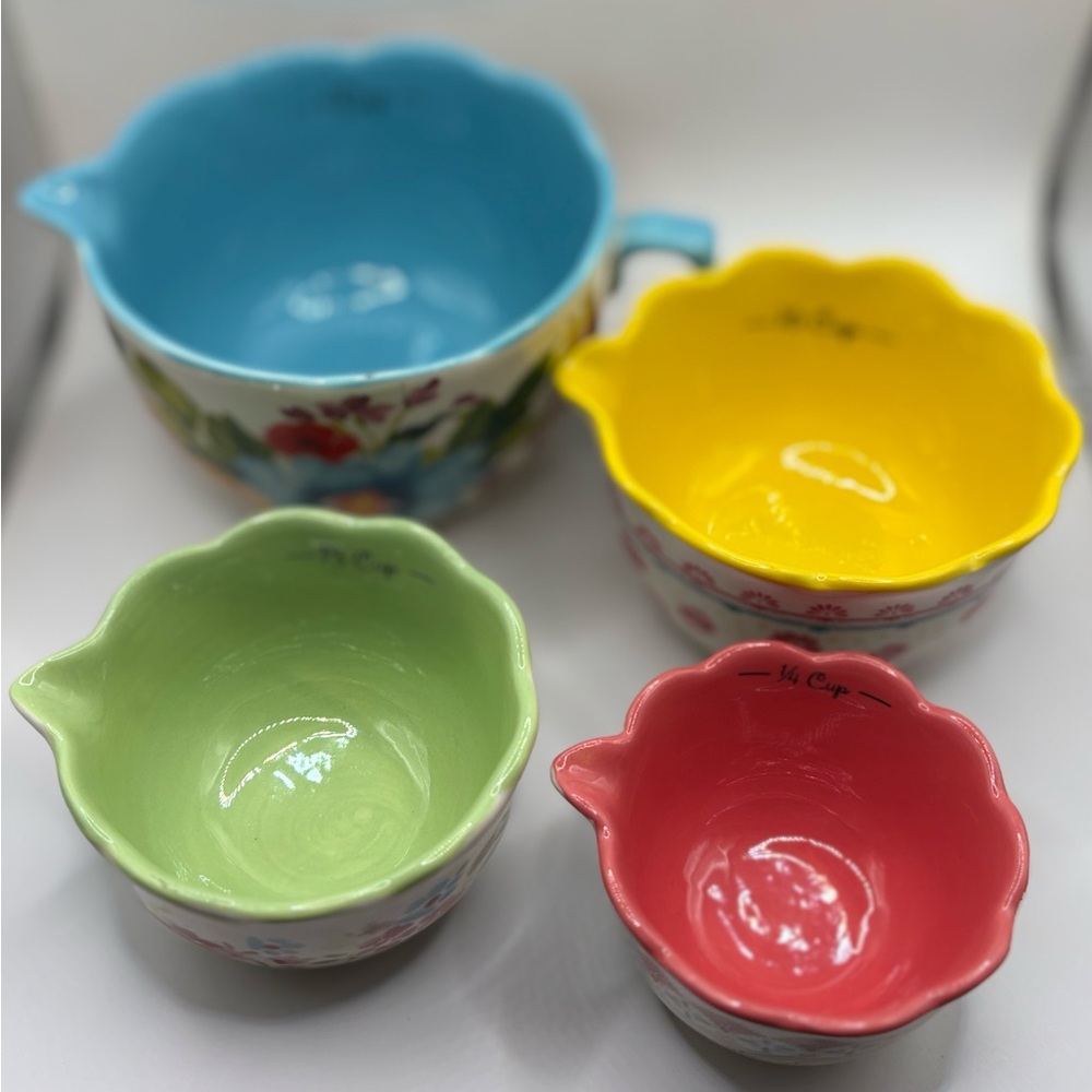 Pioneer Woman Breezy Blossom Measuring Cup Set - 4 Piece - Picture 3 of 5